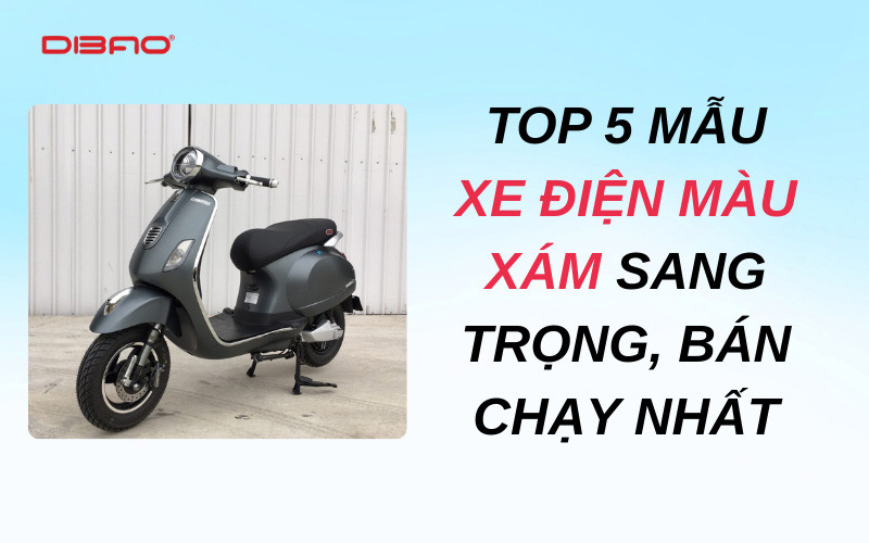 Top 5 mẫu xe điện màu xám sang trọng, bán chạy nhất 2026